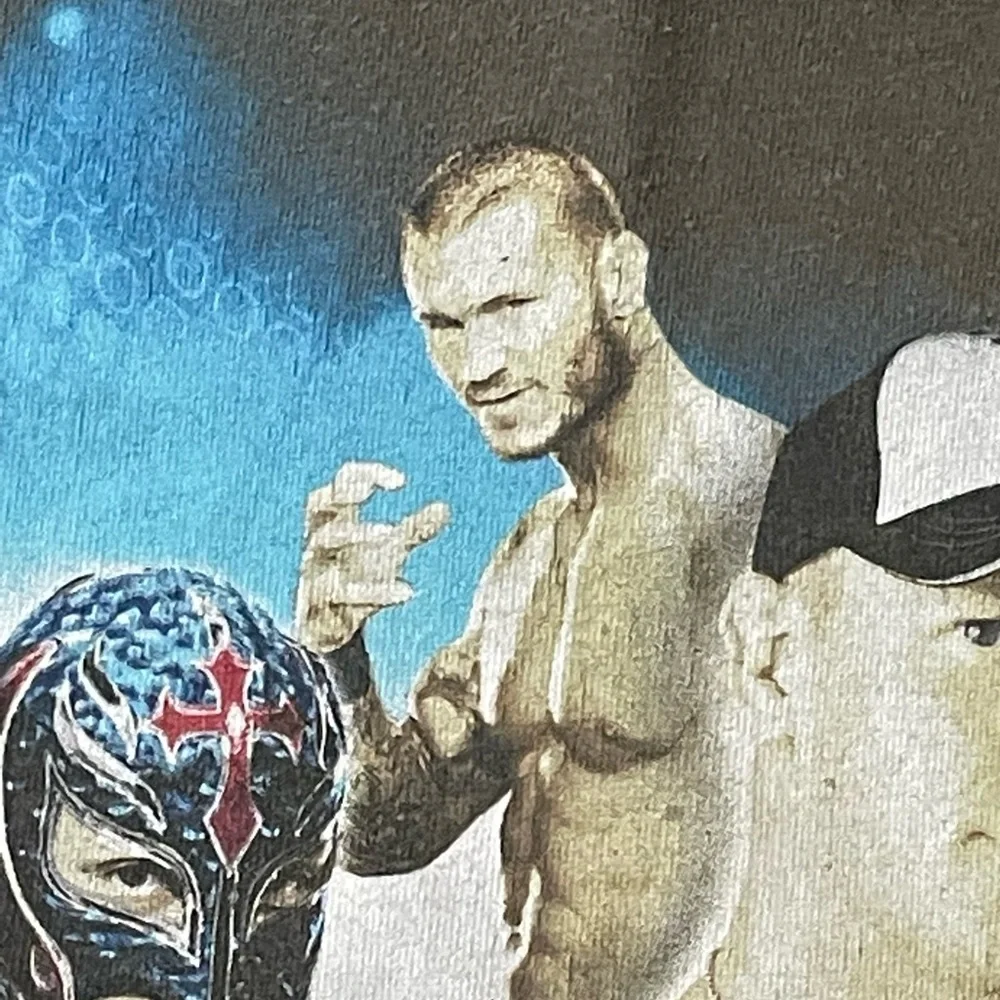 WWE Wrestling John Cena Rey Mysterio Y2k T-Shirt Youth L